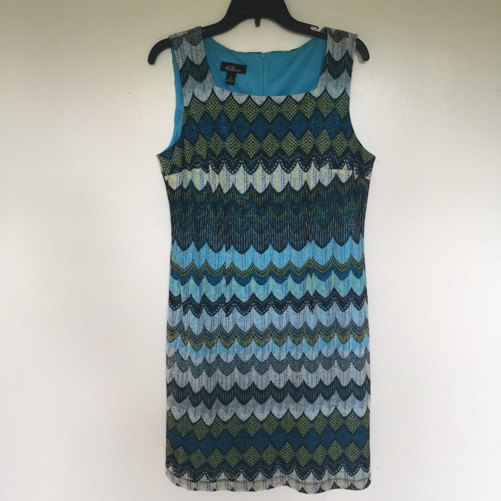 AGB Dress multi color